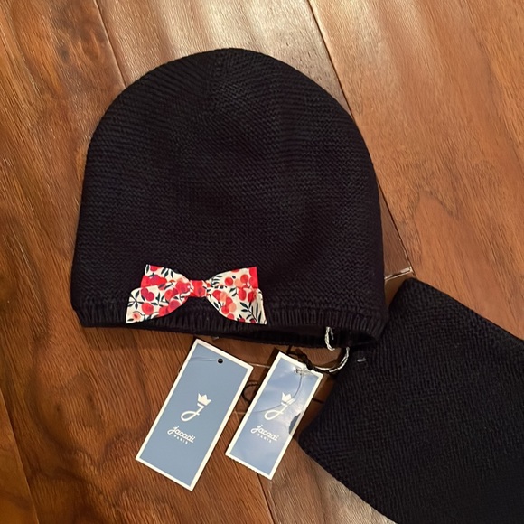 Wool Hat and Tube Scarf-Navy blue, Brand new - Picture 6 of 6